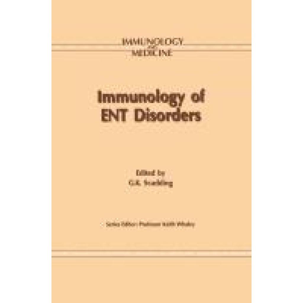 Immunology of ENT Disorders