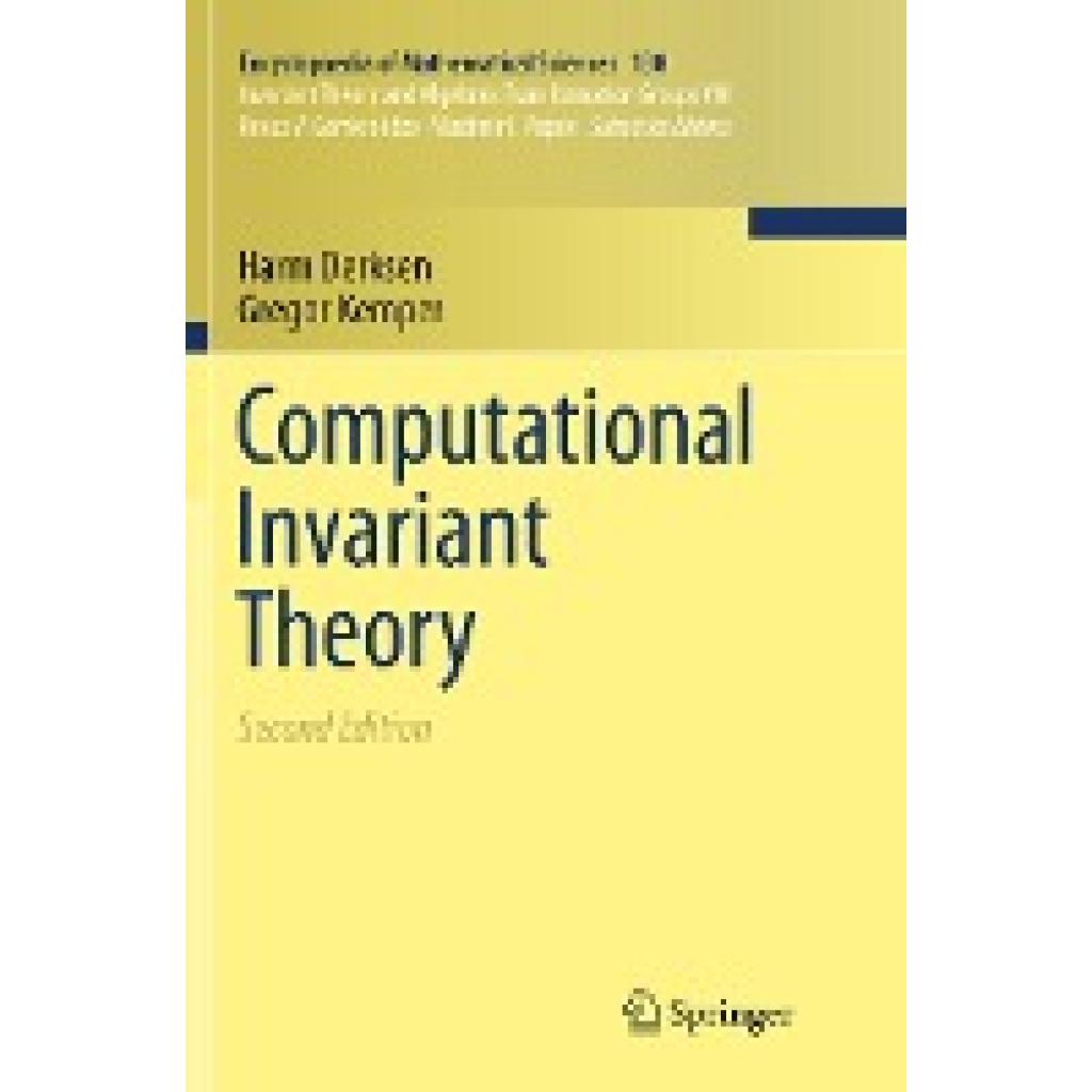 Kemper, Gregor: Computational Invariant Theory