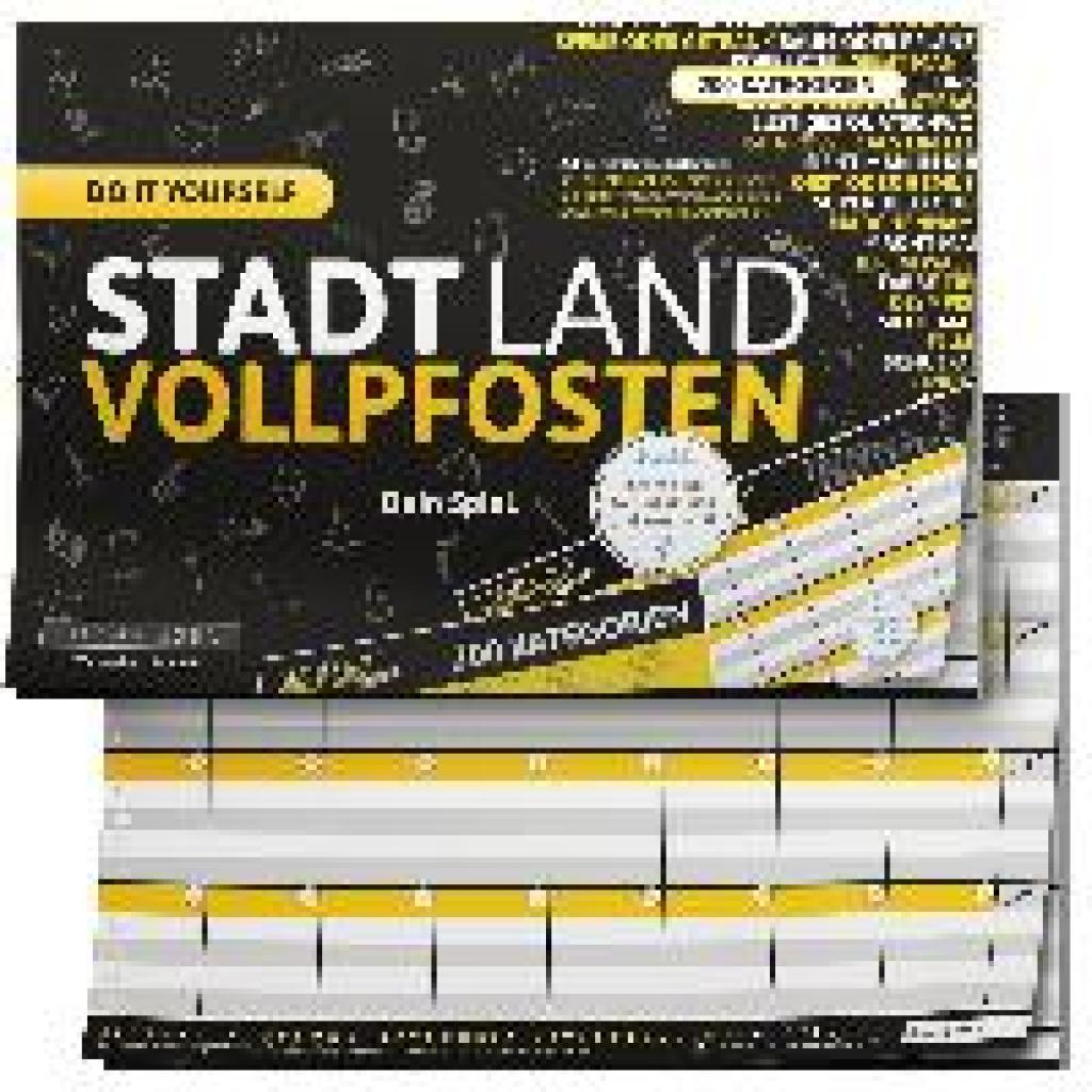 Barreto, Ricardo: STADT LAND VOLLPFOSTEN® - DO IT YOURSELF-EDITION