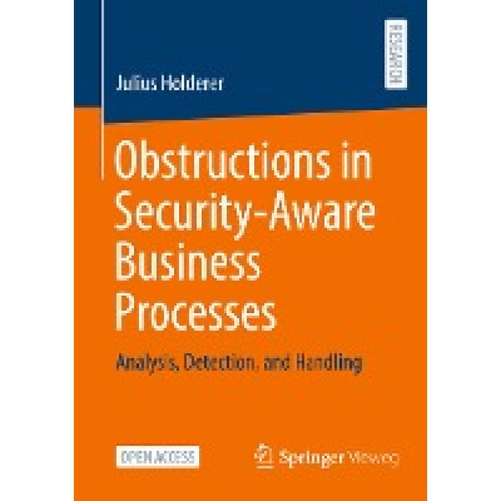 Holderer, Julius: Obstructions in Security-Aware Business Processes