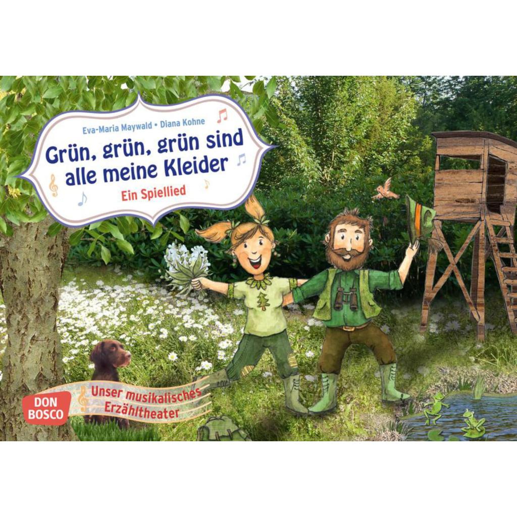 Kohne, Diana: Grün, grün, grün sind alle meine Kleider. Kamishibai Bildkartenset.