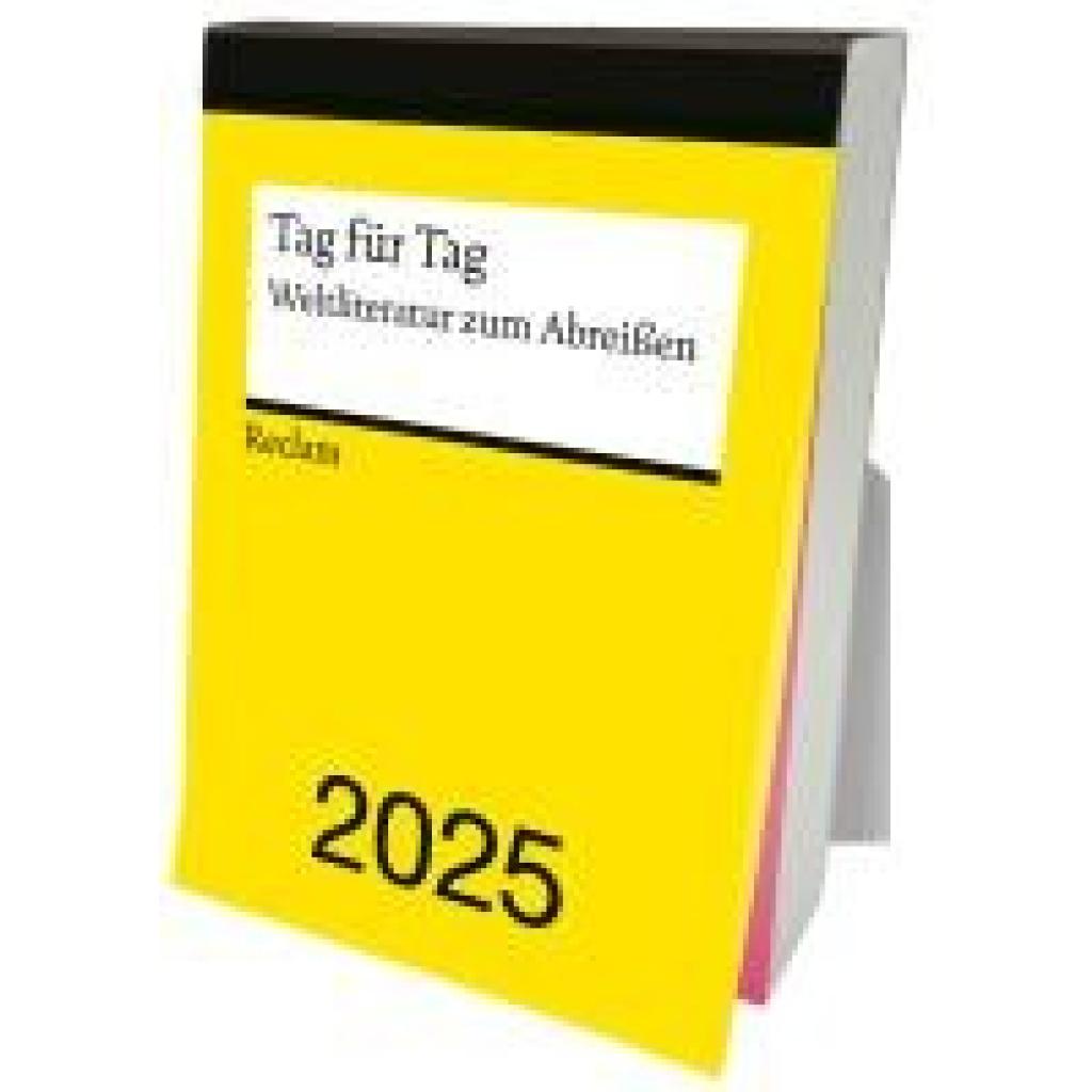 Tag für Tag. Weltliteratur zum Abreißen 2025