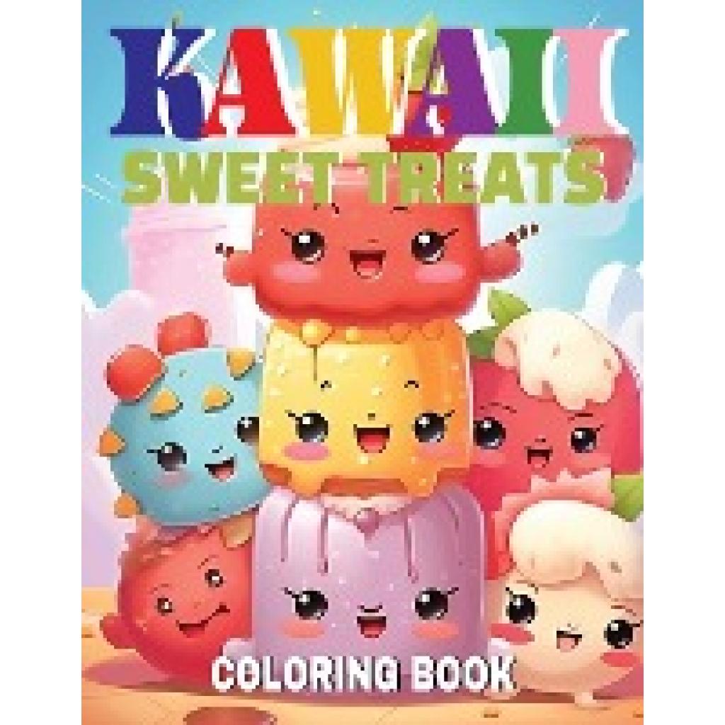 Publishing, Marobooks: Kawaii Sweet Treats Coloring Book