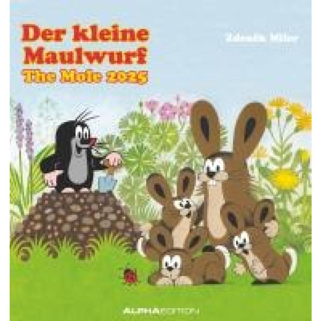 Der kleine Maulwurf 2025 - Postkarten-Kalender - Kalender-mit-Postkarten - zum-raustrennen - 16x17