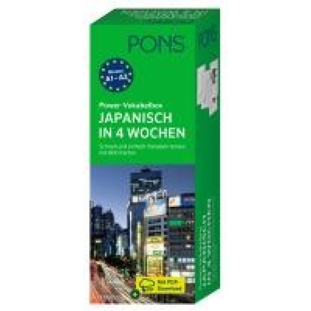9783125624788 - PONS Power-Vokabelbox Japanisch in 4 Wochen Gebunden 9783125624788 - PONS Power-Vokabelbox Japanisch in 4 Wochen Gebunden