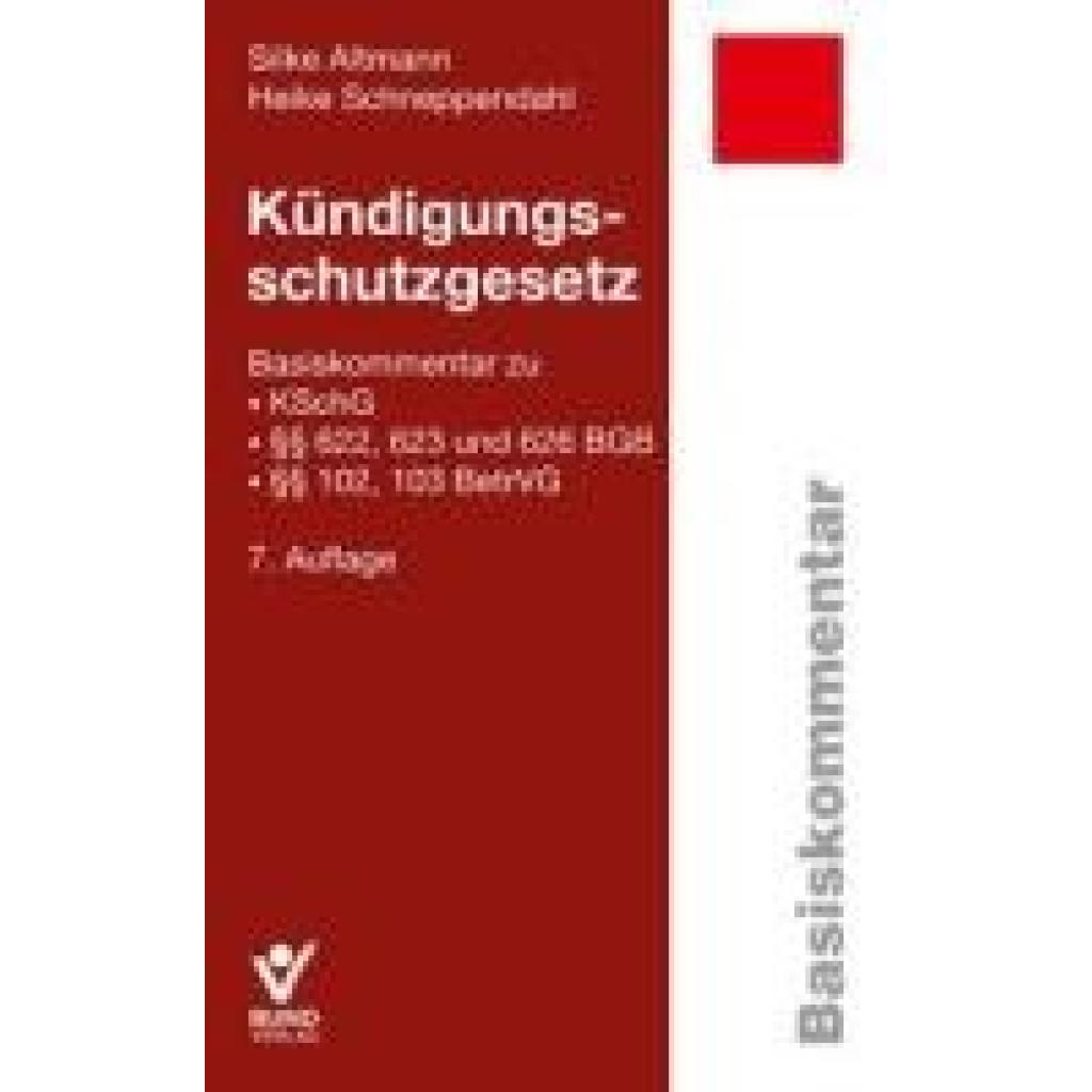 Altmann, Silke: Kündigungsschutzgesetz