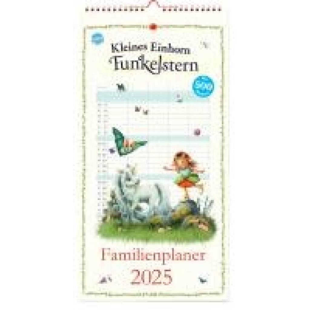 Berg, Mila: Kleines Einhorn Funkelstern. Familienplaner 2025