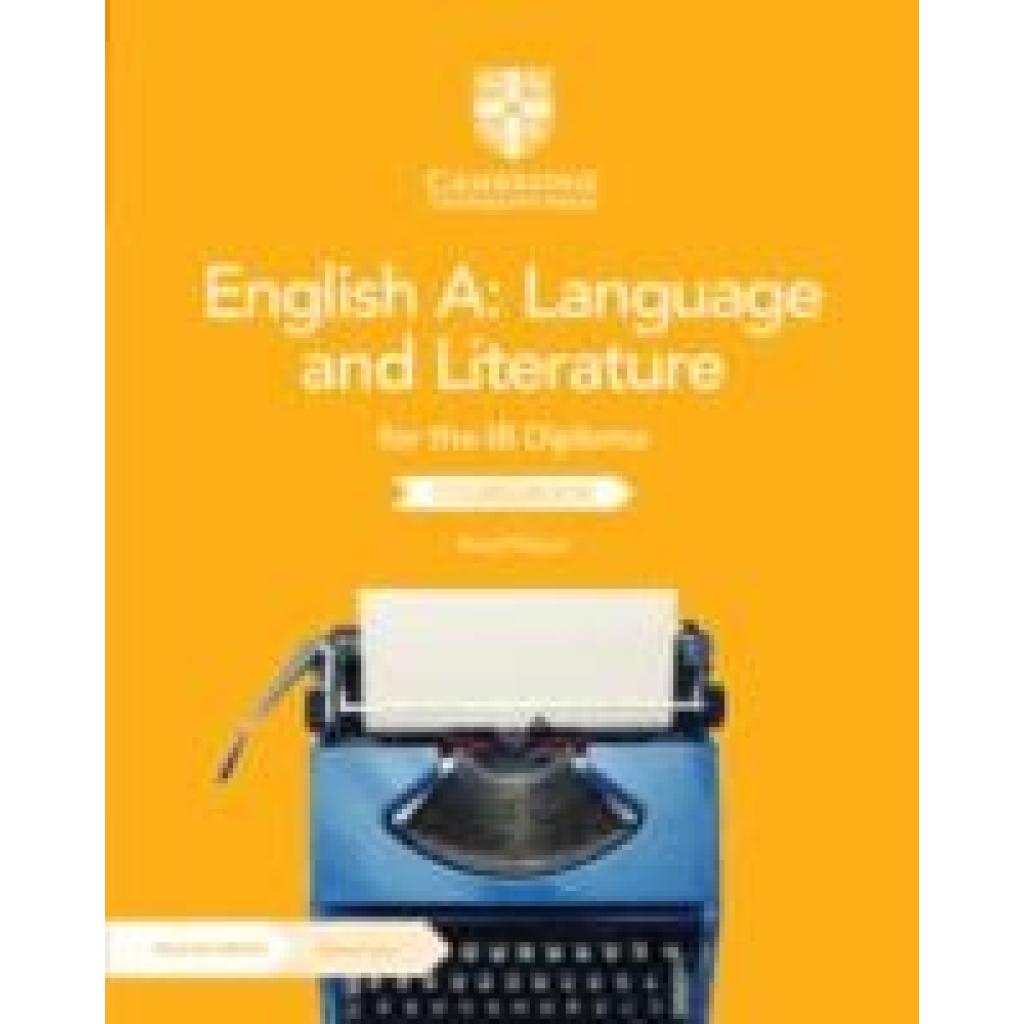 9781009190886 - English A Language and Literature for the Ib Diploma Coursebook - Brad Philpot Taschenbuch