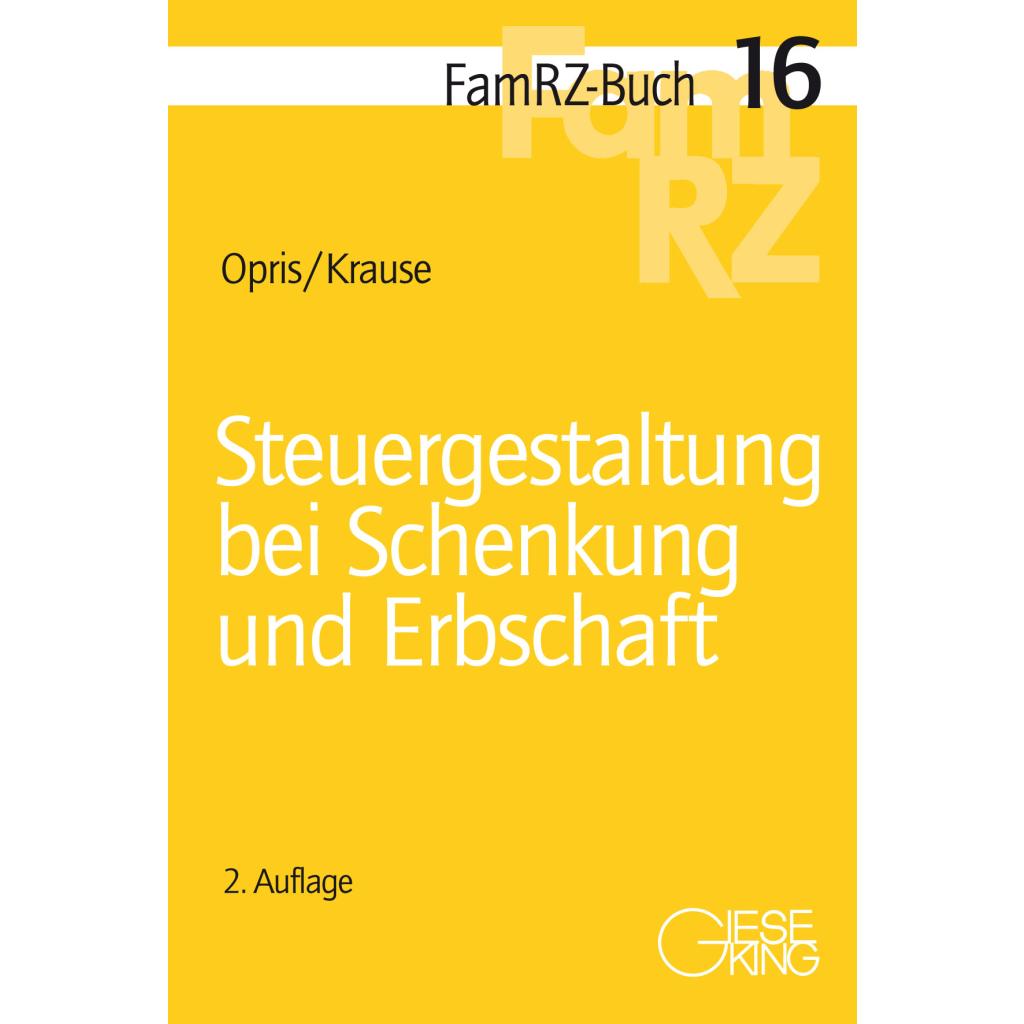 9783769413069 - Opris Robert Steuergestaltung bei Schenkung und Erbschaft