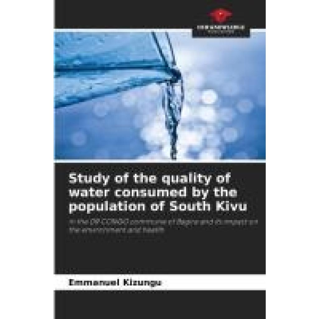 Kizungu, Emmanuel: Study of the quality of water consumed by the population of South Kivu
