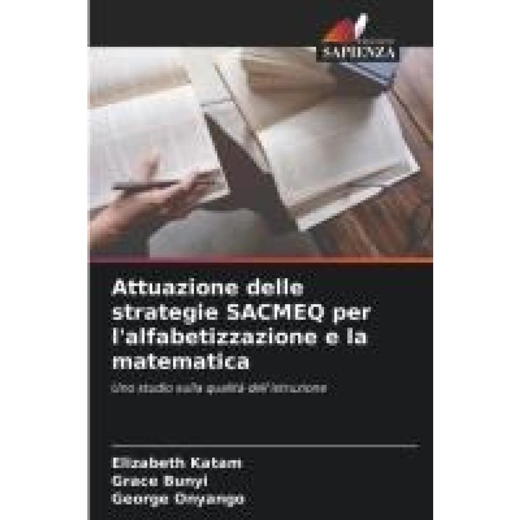 Katam, Elizabeth: Attuazione delle strategie SACMEQ per l'alfabetizzazione e la matematica
