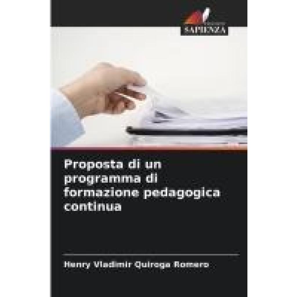 Quiroga Romero, Henry Vladimir: Proposta di un programma di formazione pedagogica continua