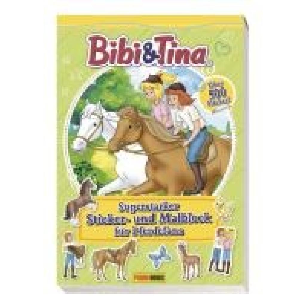 9783833244292 - Bibi & Tina Superstarker Sticker- und Malblock für Pferdefans - Panini Kartoniert (TB)