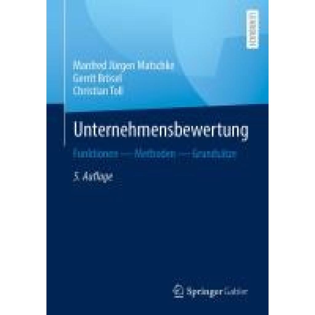 Matschke, Manfred Jürgen: Unternehmensbewertung