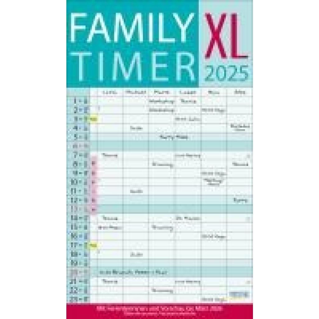 XL Family Timer 2025