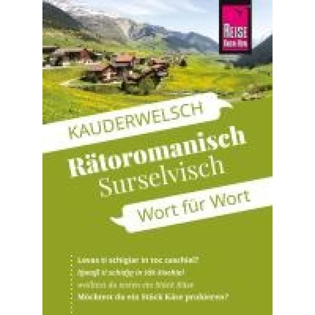 9783831765898 - Reise Know-How Sprachführer Rätoromanisch (Surselvisch) - Wort für Wort - Gereon Janzing Kartoniert (TB)