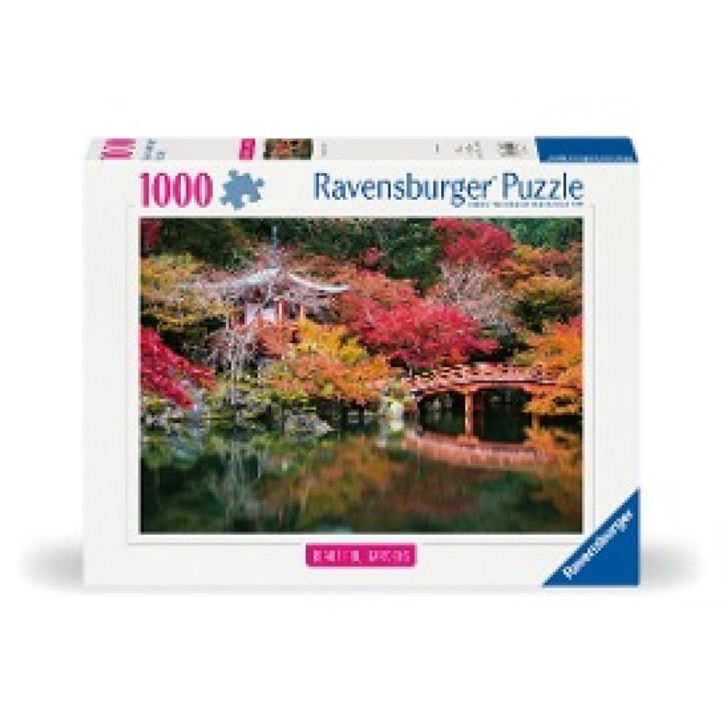 Ravensburger Puzzle 12000849, Beautiful Gardens - Daigo-ji, Kyoto, Japan - 1000 Teile Puzzle für Erwachsene und Kinder a