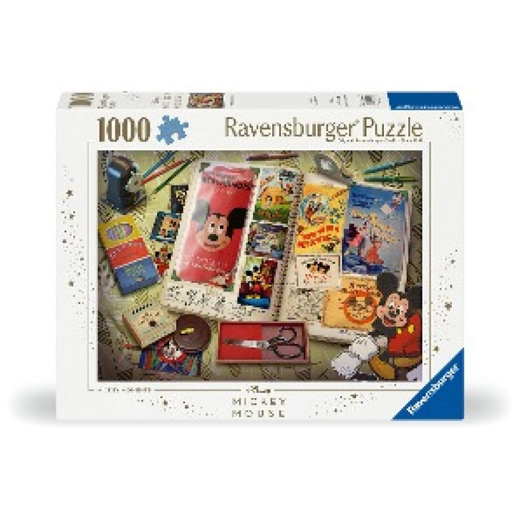 Ravensburger Puzzle 12000841 - 1950 Mickey Moments - 1000 Teile Disney Puzzle für Erwachsene und Kinder ab 14 Jahren