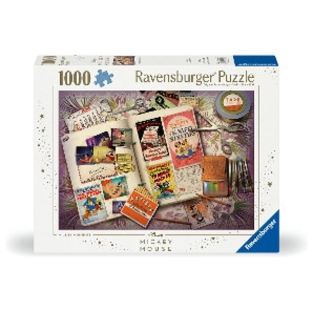 Ravensburger Puzzle 12000840 - 1940 Mickey Moments - 1000 Teile Disney Puzzle für Erwachsene und Kinder ab 14 Jahren