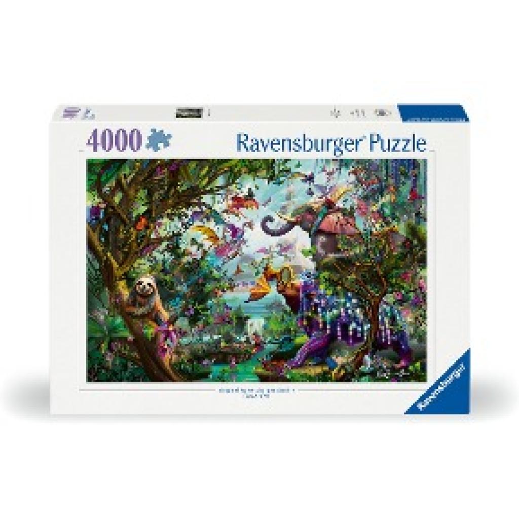 4005555008125 - Ravensburger Puzzle 12000812 - Die Drachen der Tropen - 4000 Teile Puzzle für Erwachsene ab 14 Jahren