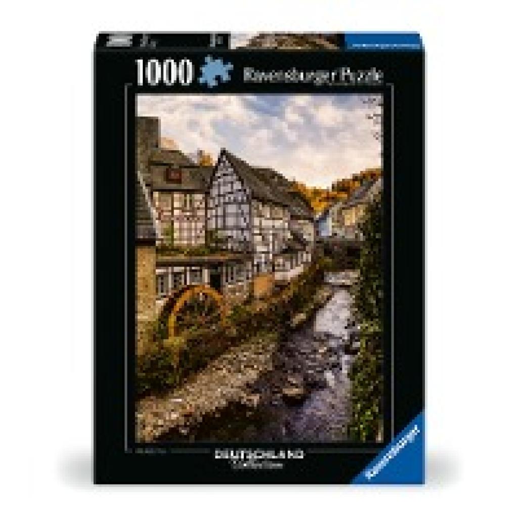 Ravensburger Puzzle 12000792 - Monschau in der Eifel - 1000 Teile Puzzle für Erwachsene ab 14 Jahren