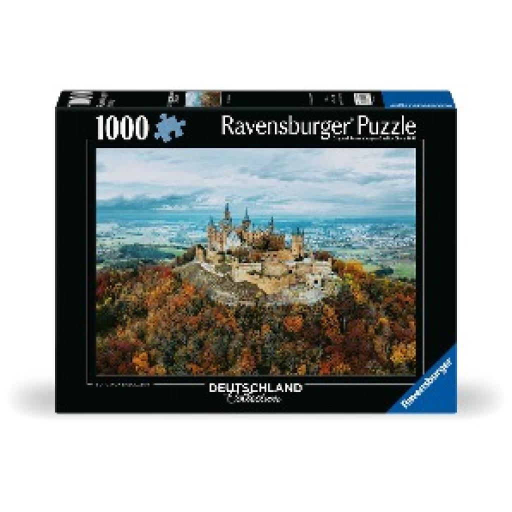 Ravensburger Puzzle 12000791 - Burg Hohenzollern - 1000 Teile Puzzle für Erwachsene ab 14 Jahren