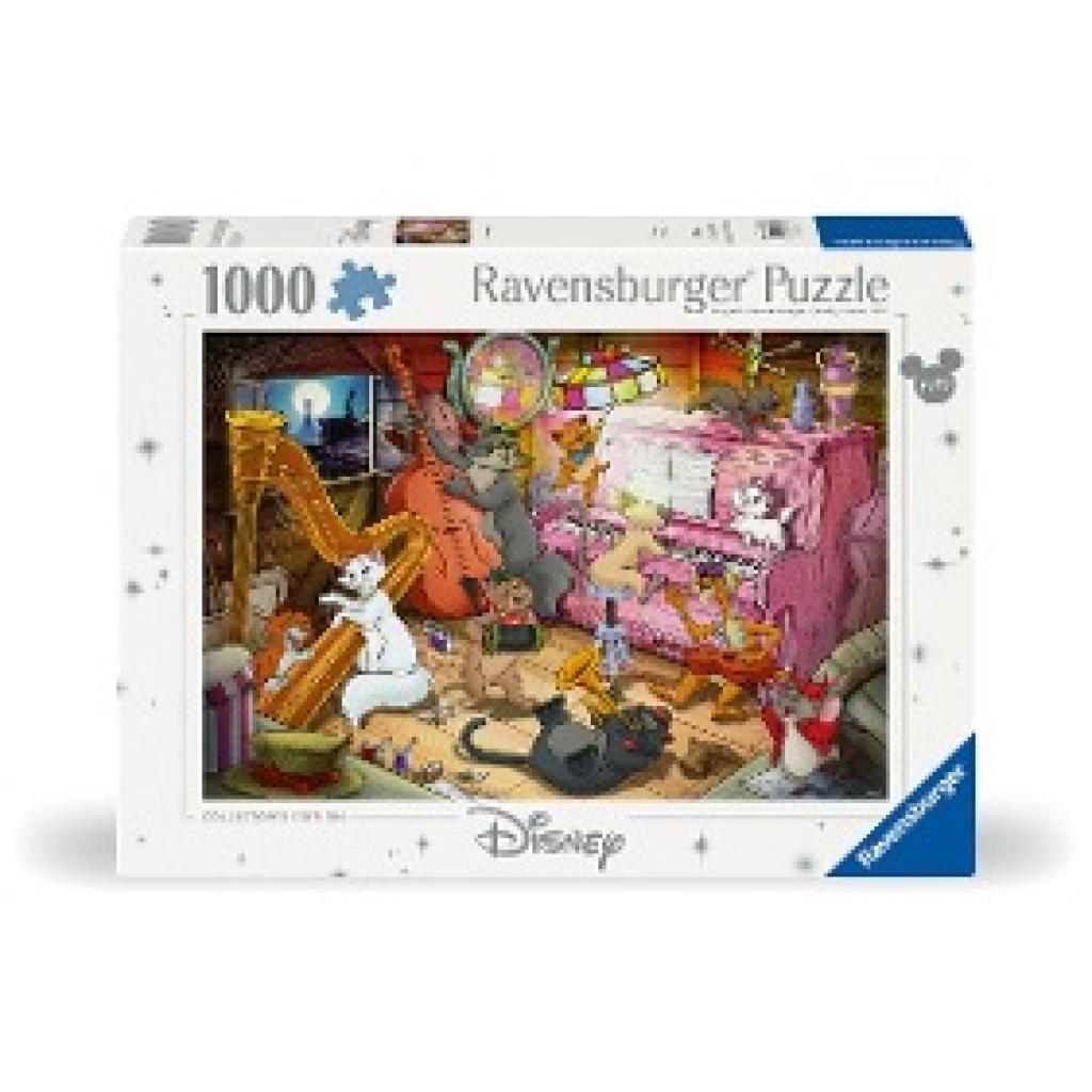 Ravensburger Puzzle 12000753 - Aristocats - 1000 Teile Disney Puzzle für Erwachsene und Kinder ab 14 Jahren