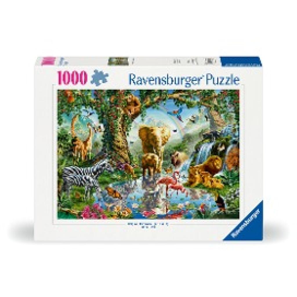 Ravensburger Puzzle 12000682 - Abenteuer im Dschungel - 1000 Teile Puzzle für Erwachsene und Kinder ab 14 Jahren, Puzzle
