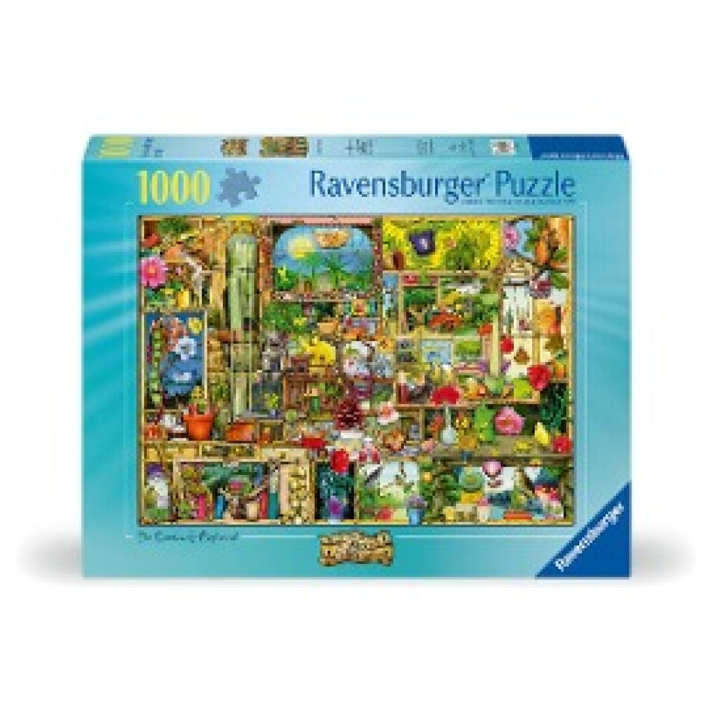 Ravensburger Puzzle 12000659 - Grandioses Gartenregal - 1000 Teile Puzzle für Erwachsene und Kinder ab 14 Jahren