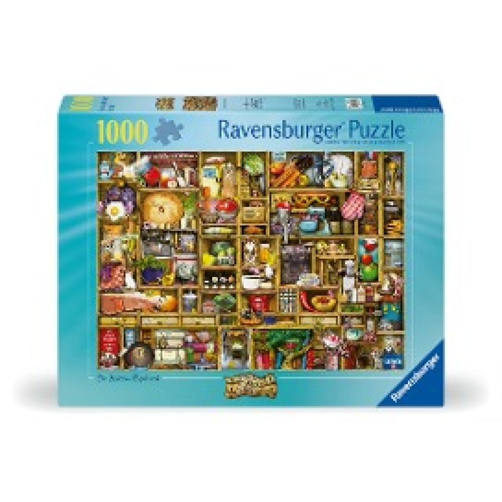 Ravensburger Puzzle 12000652 - Kurioses Küchenregal - 1000 Teile Puzzle für Erwachsene und Kinder ab 14 Jahren