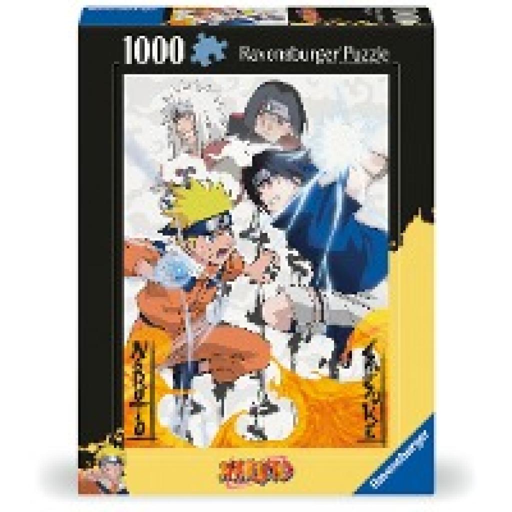 Ravensburger Puzzle 12000627 - Naruto vs. Sasuke - 1000 Teile Naruto Puzzle für Erwachsene und Kinder ab 14 Jahren