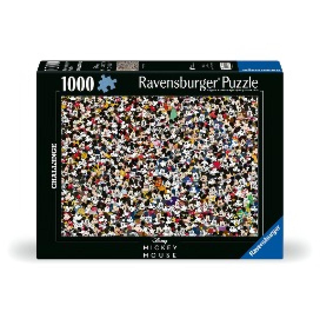 Ravensburger Puzzle 12000529 - Mickey Challenge - 1000 Teile Disney Puzzle für Erwachsene und Kinder ab 14 Jahren
