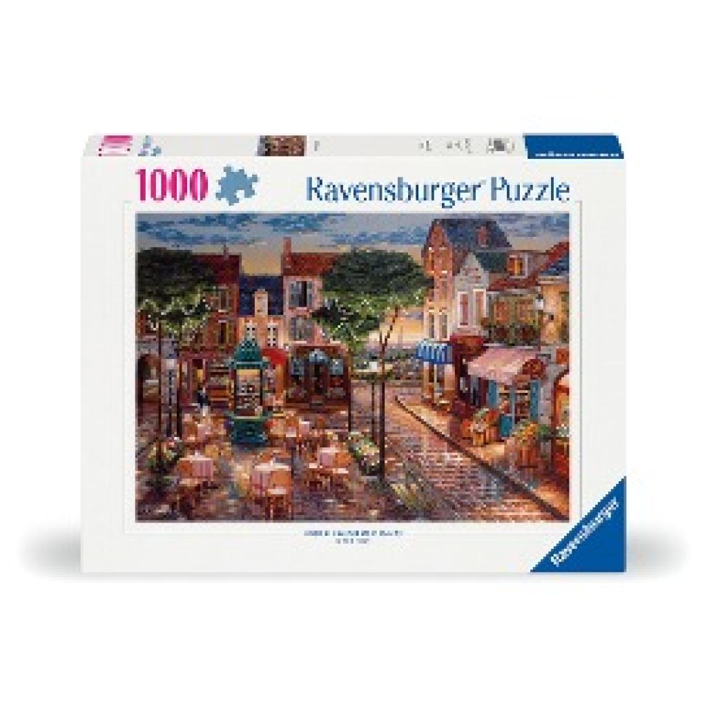 Ravensburger Puzzle 12000521 - Gemaltes Paris - 1000 Teile Puzzle für Erwachsene und Kinder ab 14 Jahren