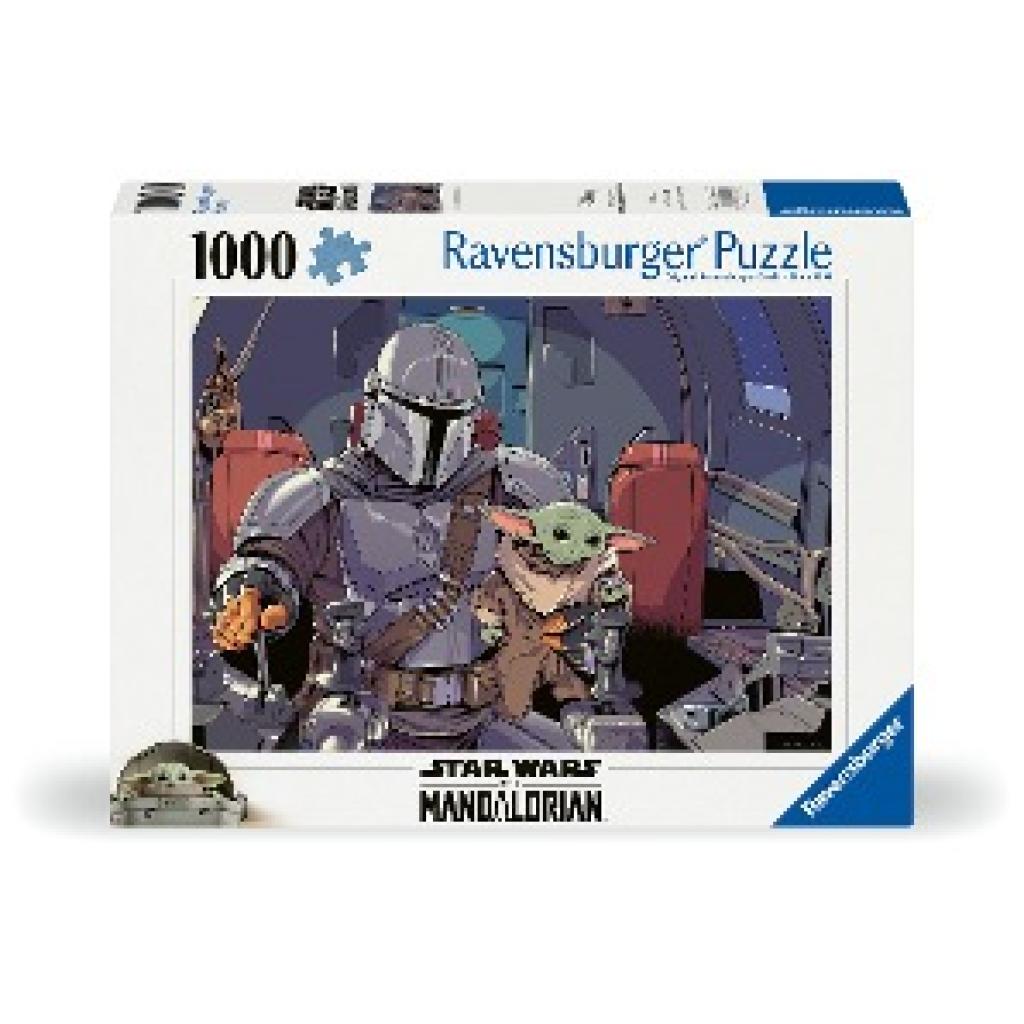 Ravensburger Puzzle 12000512 - The Mandalorian - 1000 Teile Star Wars Puzzle für Erwachsene und Kinder ab 14 Jahren