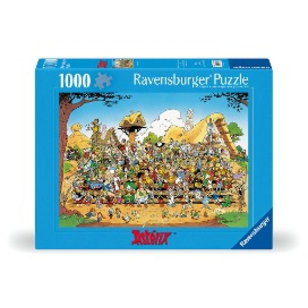 Ravensburger Puzzle 12000473 - Asterix Familienfoto - 1000 Teile Asterix Puzzle für Erwachsene und Kinder ab 14 Jahren