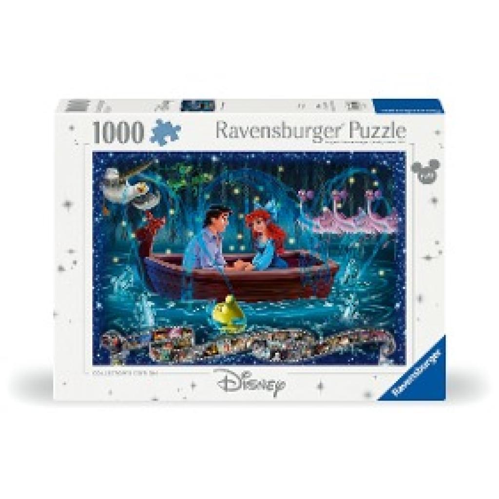 Ravensburger Puzzle 12000319 - Arielle - 1000 Teile Disney Puzzle für Erwachsene und Kinder ab 14 Jahren