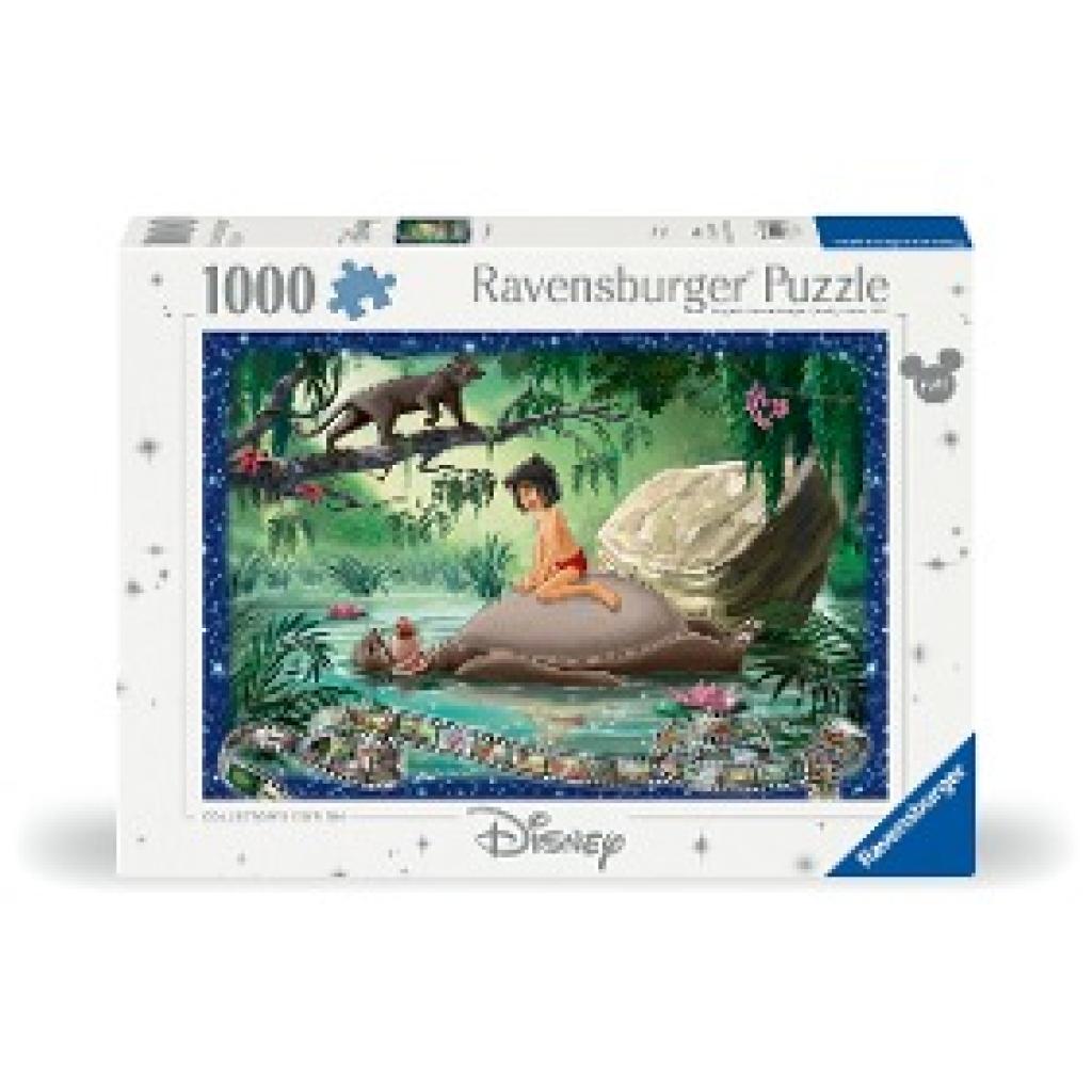 Ravensburger Puzzle 12000318 - Das Dschungelbuch - 1000 Teile Disney Puzzle für Erwachsene und Kinder ab 14 Jahren