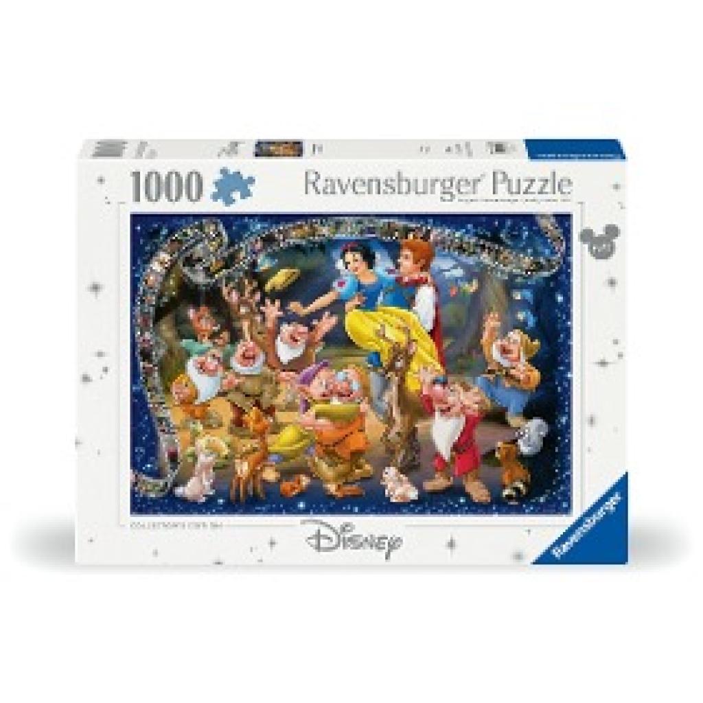 Ravensburger Puzzle 12000310 - Schneewittchen - 1000 Teile Disney Puzzle für Erwachsene und Kinder ab 14 Jahren