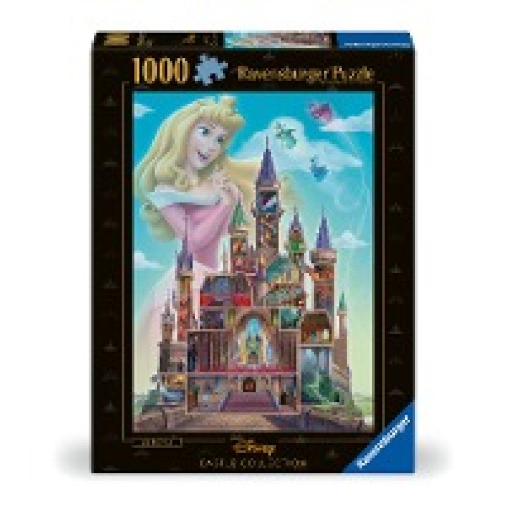 Ravensburger Puzzle 12000266 - Aurora - 1000 Teile Disney Castle Collection Puzzle für Erwachsene und Kinder ab 14 Jahre