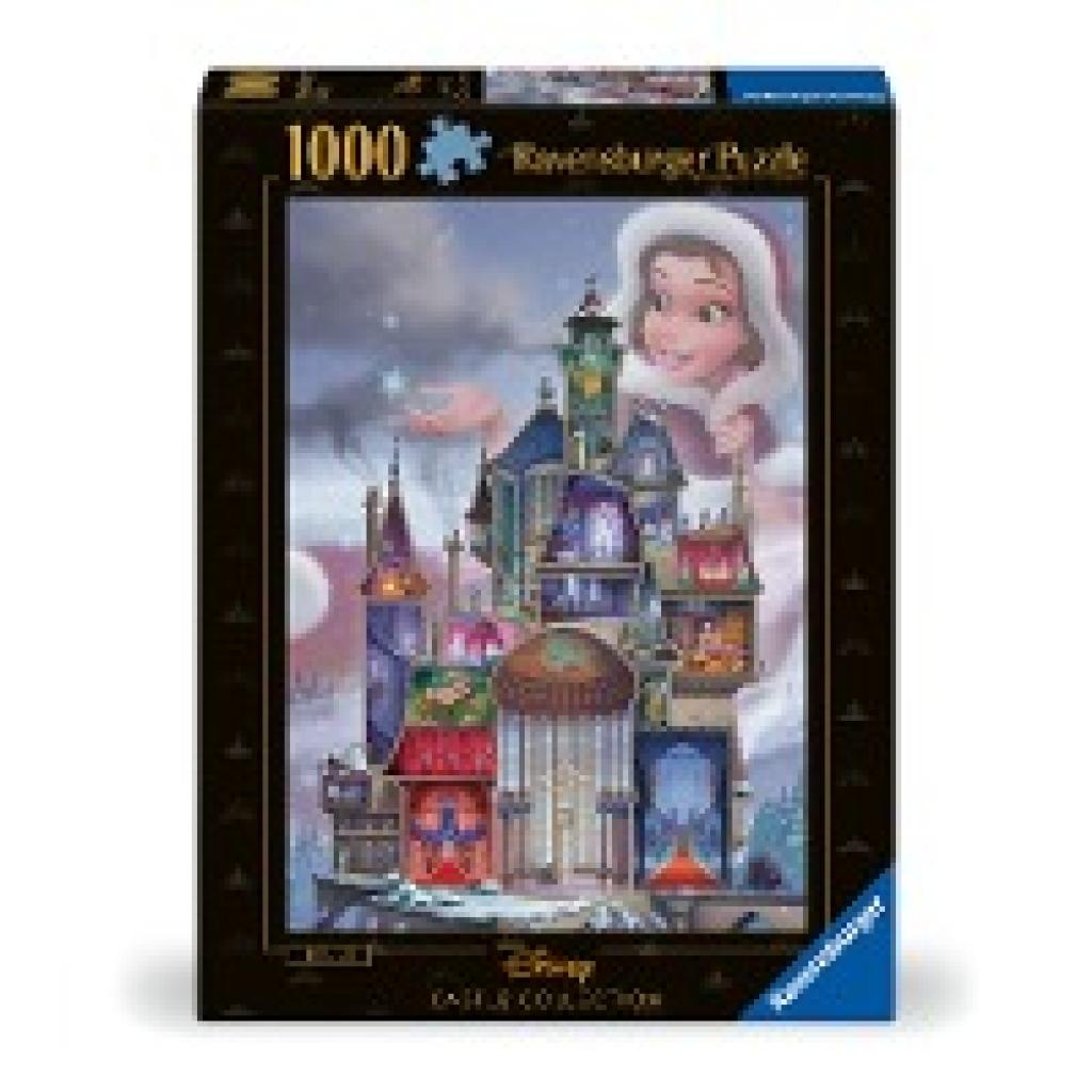 Ravensburger Puzzle 12000262 - Belle - 1000 Teile Disney Castle Collection Puzzle für Erwachsene und Kinder ab 14 Jahren