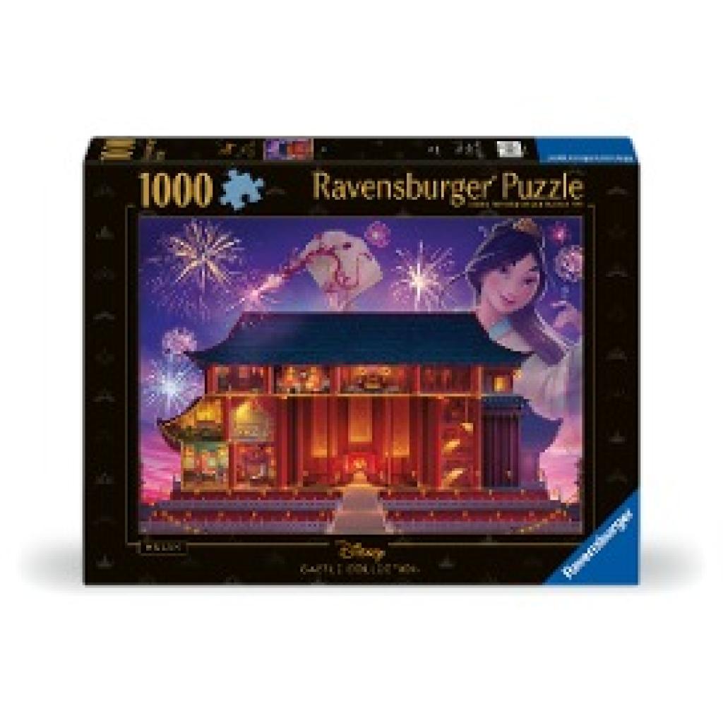 Ravensburger Puzzle 12000260 - Mulan - 1000 Teile Disney Castle Collection Puzzle für Erwachsene und Kinder ab 14 Jahren