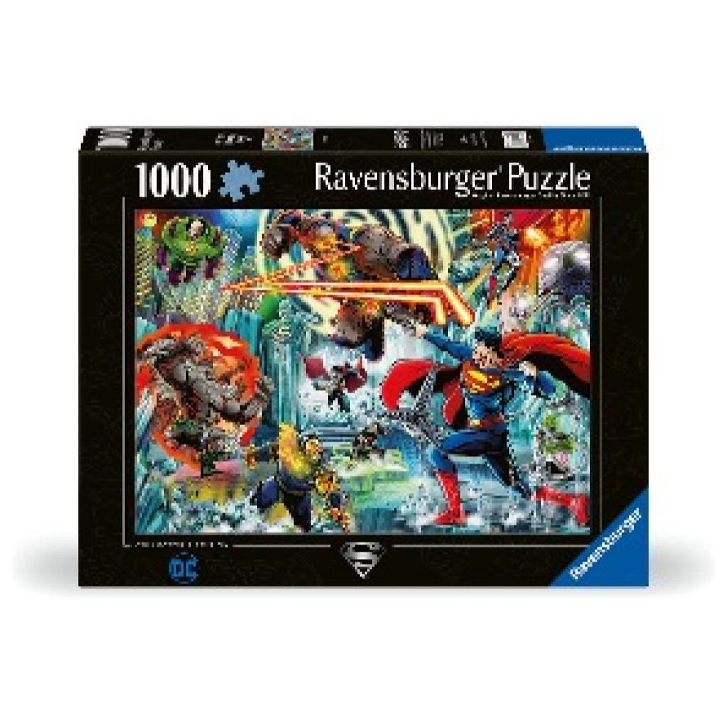 Ravensburger Puzzle 12000245 - Superman - 1000 Teile DC Comics Puzzle für Erwachsene und Kinder ab 14 Jahren