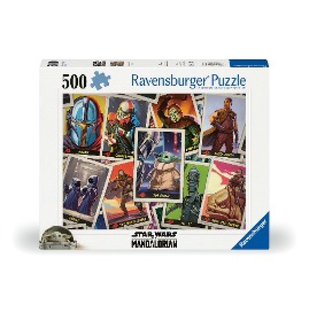 Ravensburger Puzzle 12000216 - Auf der Suche nach dem Kind - 500 Teile Star Wars Mandalorian Puzzle für Erwachsene und K