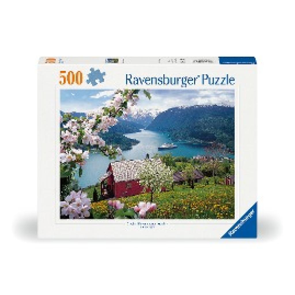 Ravensburger Puzzle 12000208 - Skandinavische Idylle - 500 Teile Puzzle für Erwachsene und Kinder ab 10 Jahren, Landscha