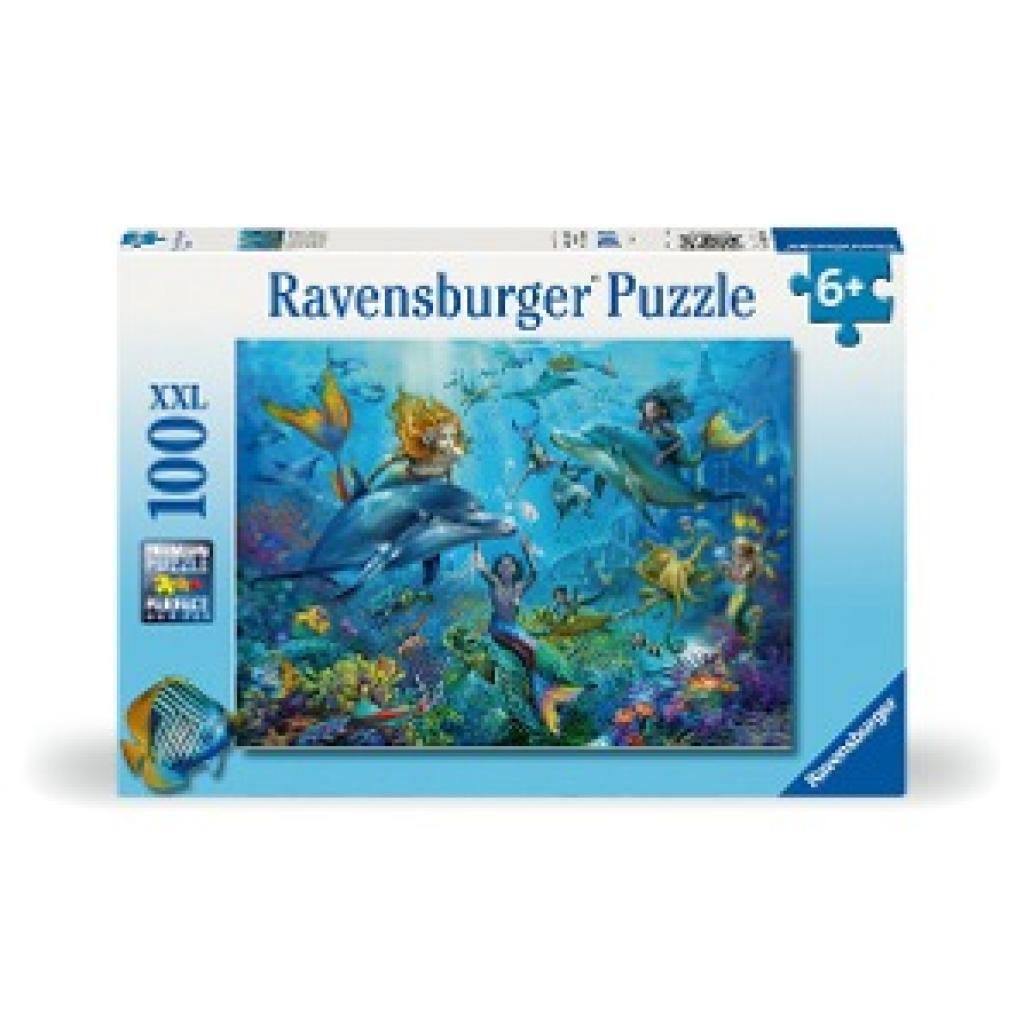 Ravensburger Kinderpuzzle - 12000864 Abenteuer unter Wasser - 100 Teile XXL Puzzle für Kinder ab 6 Jahren