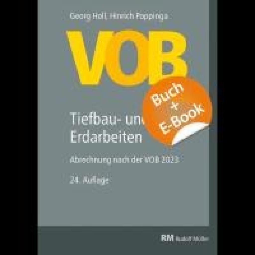 9783481046552 - Holl Georg VOB im Bild - Tiefbau- und Erdarbeiten - mit E-Book