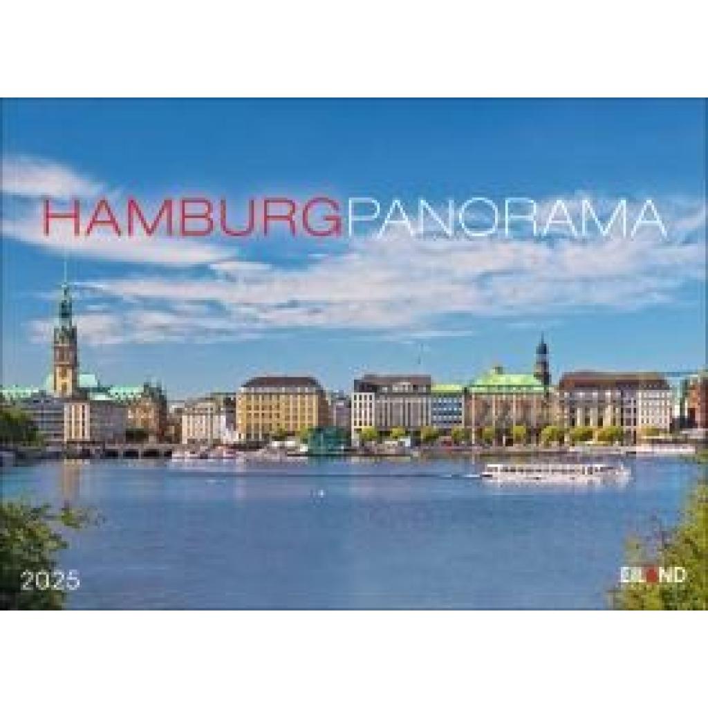 Hamburg Panorama Postkartenkalender 2025