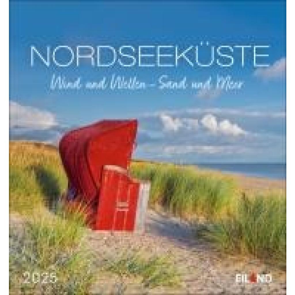 Nordseeküste Postkartenkalender 2025 - Wind und Wellen - Sand und Meer