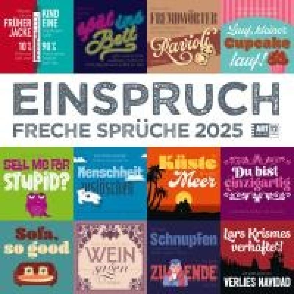 Ackermann Kunstverlag: Einspruch Kalender 2025 - 30x30