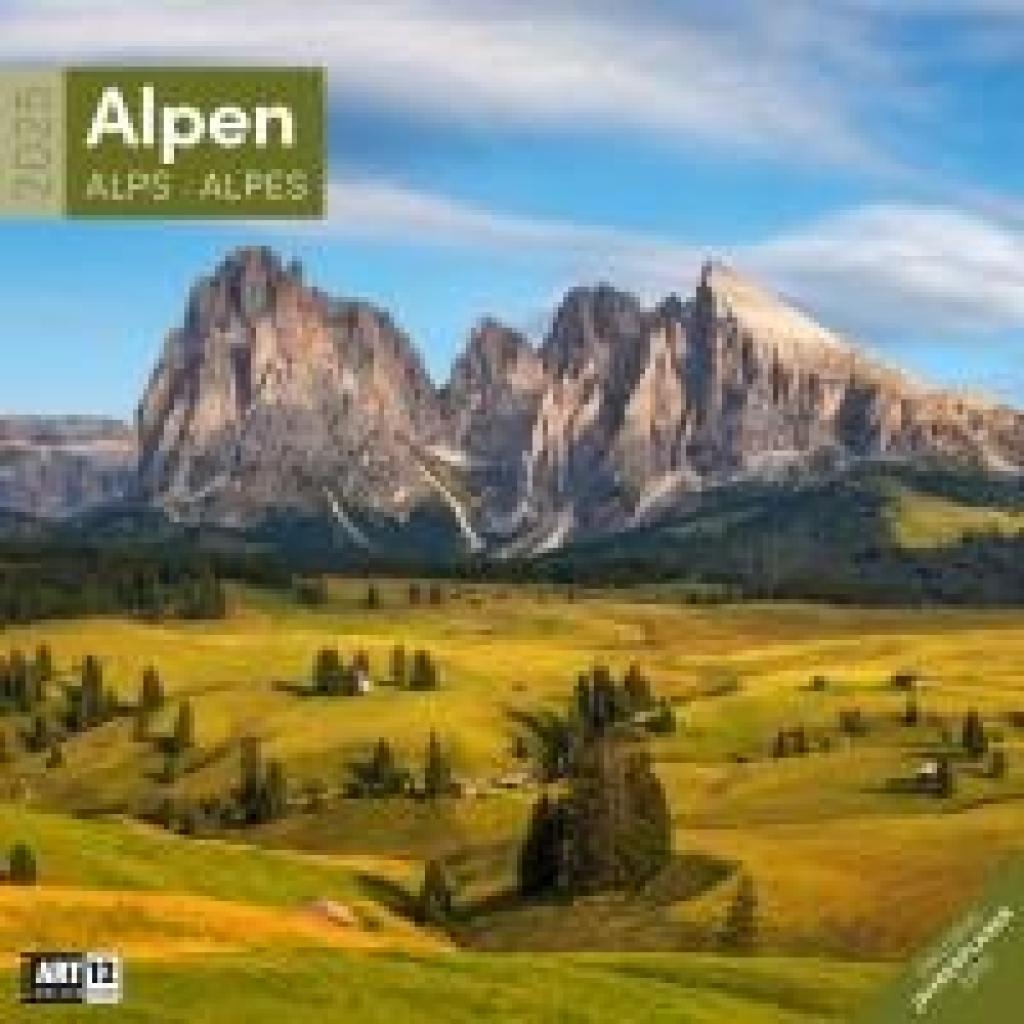 Ackermann Kunstverlag: Alpen Kalender 2025 - 30x30